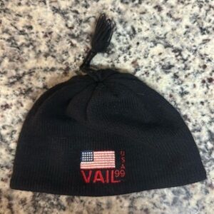 1999 vail USA merkley headgear world alpine championships embroidered beanie cap